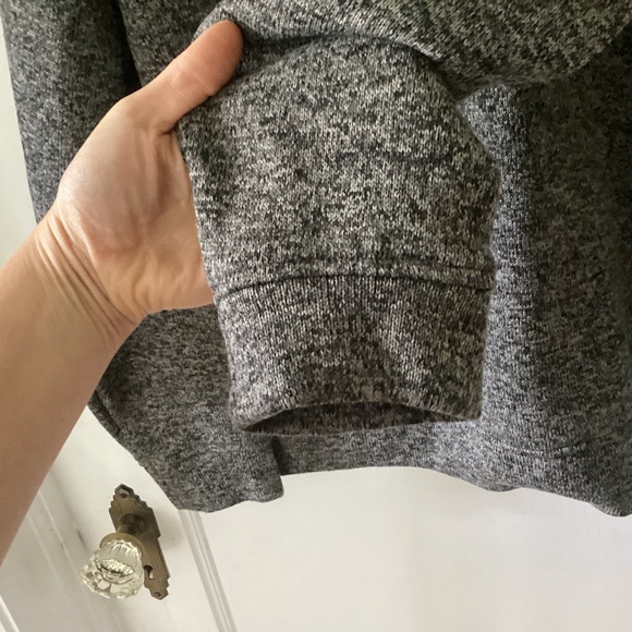 Eddie Bauer Mens Radiator Fleece Pullover 1/4 Snap Front Sweater Charcoal Medium - Picture 9 of 11